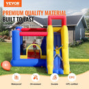 VEVOR Inflatable Bounce House, Outdoor High Quality Playhouse Trampoline, Jumping Bouncer with Blower, Slide, and Storage Bag, Family Backyard Bouncy Castle, for Kid Ages 3_8 Years, 3.4x2.6x2.3m - RnR Galore