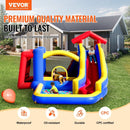 VEVOR Inflatable Bounce House, Outdoor High Quality Playhouse Trampoline, Jumping Bouncer with Blower, Slide, and Storage Bag, Family Backyard Bouncy Castle, for Kid Ages 3_8 Years, 3.3x3x2.3m - RnR Galore