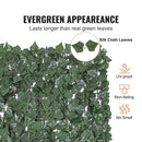 VEVOR Ivy Privacy Fence, 2440 x 1830 mm Artificial Green Wall Screen, Greenery Ivy Fence with Strengthened Joint, Faux Hedges Vine Leaf Decoration for Outdoor Garden, Yard, Balcony, Patio Decor - RnR Galore