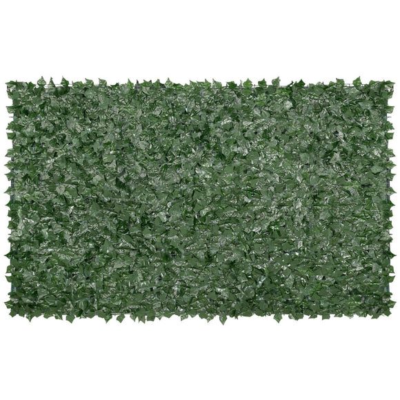 VEVOR Ivy Privacy Fence, 59 x 98 in Artificial Green Wall Screen, Greenery Ivy Fence with Mesh Cloth Backing and Strengthened Joint, Faux Hedges Vine Leaf Decoration for Outdoor Garden, Yard, Balcony - RnR Galore