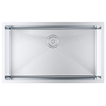 VEVOR Kitchen Sink, 304 Stainless Steel Drop - In Sinks, Undermount Single Bowl Basin with Accessories(Pack of 3), Household Dishwasher Sinks for Workstation, RV, Prep Kitchen, and Bar Sink, 32 inch - RnR Galore