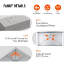 VEVOR Kitchen Sink, 304 Stainless Steel Drop - In Sinks, Undermount Single Bowl Basin with Accessories(Pack of 3), Household Dishwasher Sinks for Workstation, RV, Prep Kitchen, and Bar Sink, 32 inch - RnR Galore