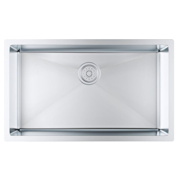 VEVOR Kitchen Sink, 304 Stainless Steel Drop - In Sinks, Undermount Single Bowl Basin with Accessories(Pack of 3), Household Dishwasher Sinks for Workstation, RV, Prep Kitchen, and Bar Sink, 30 inch - RnR Galore