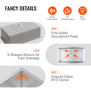 VEVOR Kitchen Sink, 304 Stainless Steel Drop - In Sinks, Undermount Single Bowl Basin with Accessories(Pack of 3), Household Dishwasher Sinks for Workstation, RV, Prep Kitchen, and Bar Sink, 30 inch - RnR Galore