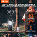 VEVOR LED Camping Lanterns Collapsible Battery Powered Flashlights Set of 4 - RnR Galore