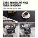 VEVOR Lift Top Coffee Table 35.3" Round Coffee Table for Living Room Black - RnR Galore