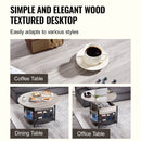 VEVOR Lift Top Coffee Table 35.3" Round Coffee Table for Living Room White - RnR Galore