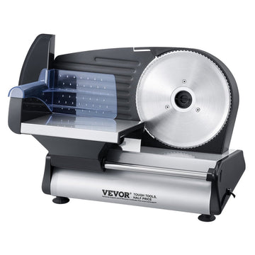 VEVOR Meat Slicer 180W 190 mm Electric Deli Food Slicer for Meat Bread Cheese - RnR Galore