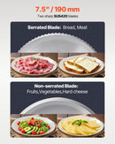 VEVOR Meat Slicer 180W 190 mm Electric Deli Food Slicer for Meat Bread Cheese - RnR Galore