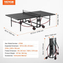 VEVOR Ping Pong Table Foldable Table Tennis Game Table Indoor Outdoor with Net - RnR Galore