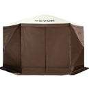 VEVOR Pop - up Camping Gazebo Camping Canopy Shelter 6 Sided 10' x 10' Sun Shade - RnR Galore