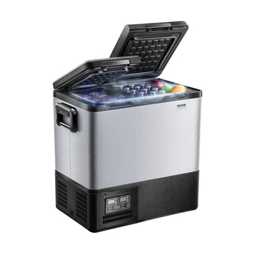 VEVOR Portable Car Refrigerator Freezer Compressor 55L Dual Zone for Car Home - RnR Galore