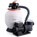 VEVOR Sand Filter Above Ground with 450W Pool Pump 13,000 L/H Flow 6 - Way Valve - RnR Galore