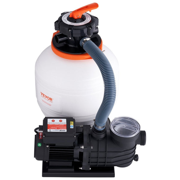 VEVOR Sand Filter Above Ground with 450W Pool Pump 13,000 L/H Flow 6 - Way Valve - RnR Galore