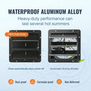 VEVOR Shutter Exhaust Fan, 305 mm /12 inch with Temperature Humidity Controller, EC - motor, 904 CFM, Variable Speed Adjustable Wall Mount Attic Fan, Ventilation and Cooling for Greenhouses, Garages, Sheds - RnR Galore