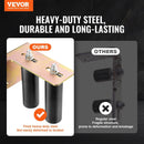 VEVOR Sliding Gate Kit 6” Rolling Hardware with L - Bracket Adjustable for Door - RnR Galore