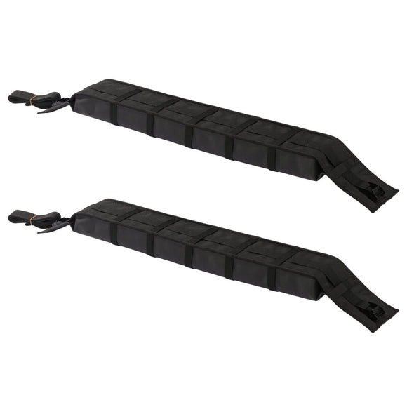 VEVOR Soft Roof Rack Pads 33in 176lbs Load Capacity for Kayak Canoe Surfboard Luggage - RnR Galore