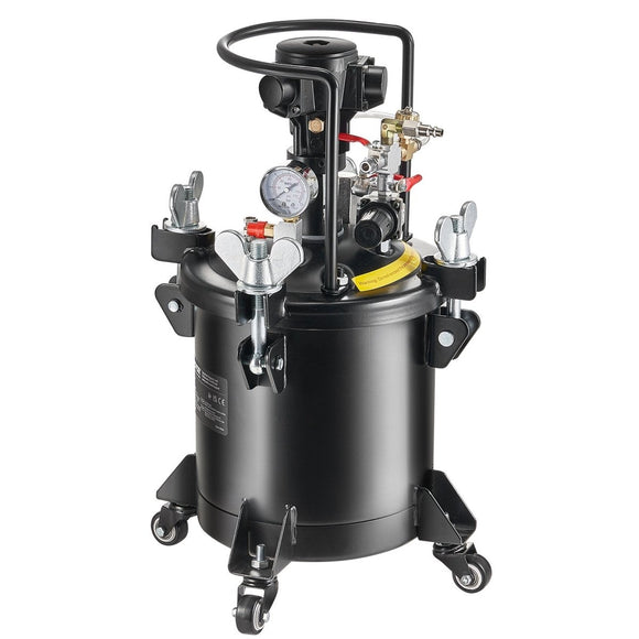VEVOR Spray Paint Pressure Pot Tank 10 L/2.5 gal Fully Automatic Stirring 70 psi - RnR Galore
