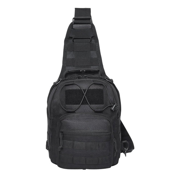 VEVOR Tactical Sling Bag 10L Military Rover Shoulder Sling Backpack Black - RnR Galore