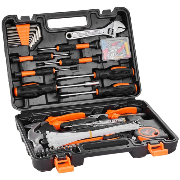 VEVOR Tool Kit 216 Piece General Household Hand Tool Set with Portable Tool Case - RnR Galore