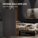 VEVOR Wood Slat Acoustic Panels 23.6 x 47.2 inch for Modern Wall Decor Black Oak - RnR Galore