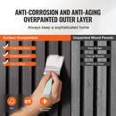 VEVOR Wood Slat Acoustic Panels 23.6 x 47.2 inch for Modern Wall Decor Black Oak - RnR Galore