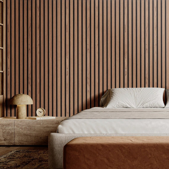 VEVOR Wood Slat Acoustic Panels 23.6 x 47.2 inch for Modern Wall Decor Walnut - RnR Galore