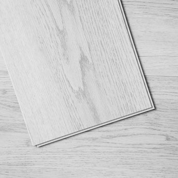 VEVORrlocking Vinyl Floor Tiles 48 x 7.3 inch, 10 Tiles 5.5mm Thick Snap Together, Light Gray Wood Grain DIY Flooring for Kitchen, Dining Room, Bedrooms & Bathrooms, Easy for Home Decor - RnR Galore