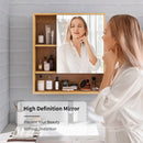 Wall Cabinet Bathroom Mirror Storage Medicine 55.5cm - RnR Galore