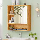 Wall Cabinet Bathroom Mirror Storage Medicine 55.5cm - RnR Galore