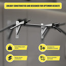 Wall Mounted Chin Up Pull Up Bar – Heavy Duty Home Gym Strength Training - RnR Galore