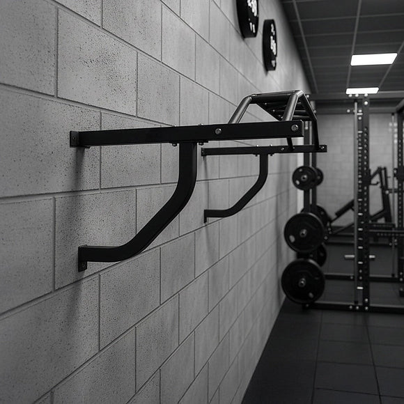 Wall Mounted Multi Grip Chin Up Bar – Heavy Duty Pull Up Station for Upper Body Training - RnR Galore