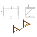 Wall Mounted Pull Up Bar – Heavy Duty Chin Up Station for Home Upper Body Training - RnR Galore