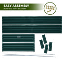 Wallaroo Garden Bed 240 x 120 x 30cm Galvanized Steel - Green - RnR Galore