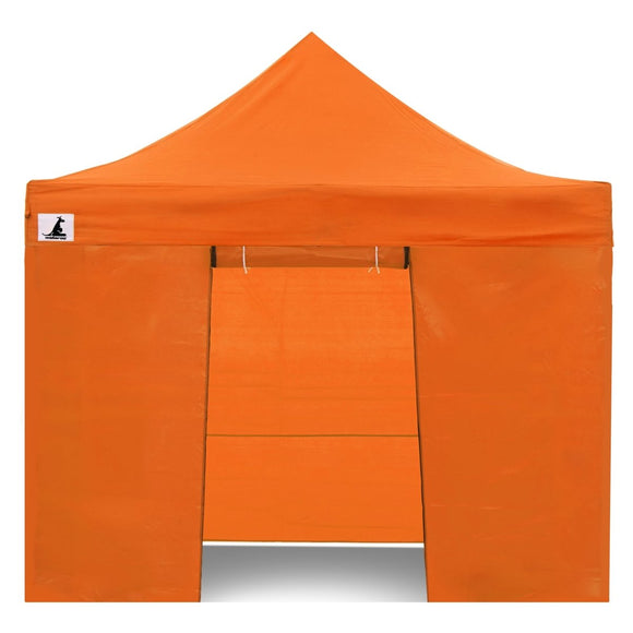 Wallaroo Gazebo Tent Marquee 3x3 PopUp Outdoor - Orange - RnR Galore
