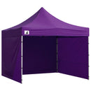Wallaroo Gazebo Tent Marquee 3x3 PopUp Outdoor Purple - RnR Galore