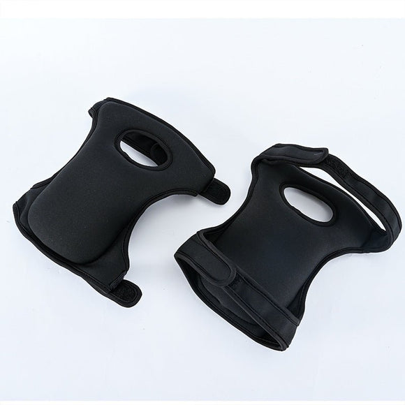 Waterproof Garden Knee Pads High Density EVA Foam Cushion for Weeding & Cleaning Adjustable Neoprene Straps Dark Black 1 Pair - RnR Galore