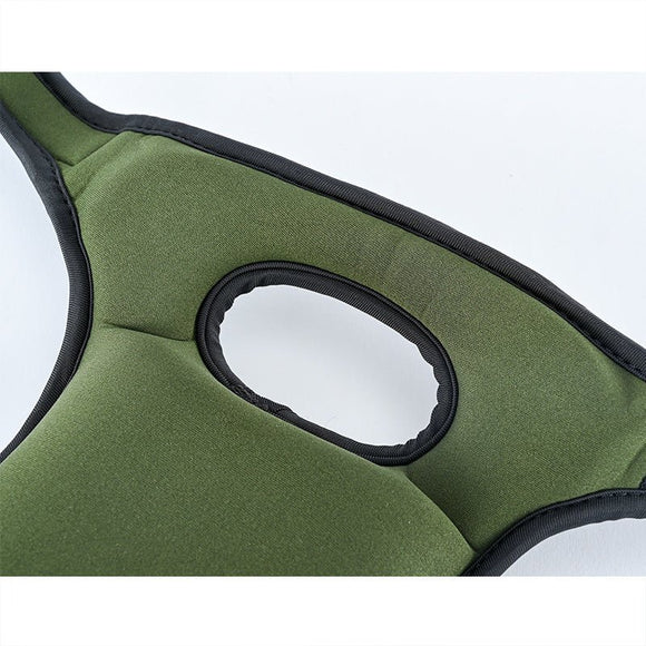Waterproof Garden Knee Pads High Density EVA Foam Cushion for Weeding & Cleaning Adjustable Neoprene Straps Dark Green 1 Pair - RnR Galore