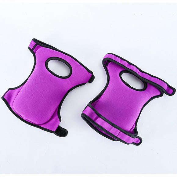 Waterproof Garden Knee Pads High Density EVA Foam Cushion for Weeding & Cleaning Adjustable Neoprene Straps Dark Purple 1 Pair - RnR Galore