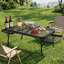Weisshorn Camping Table Mesh Desktop Lightweight Portable Outdoor Folding Grill Desk - RnR Galore
