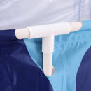 Weisshorn Foldable Bathtub PVC Spa Bucket Inflatable Cushion 114x62cm Navy Blue - RnR Galore