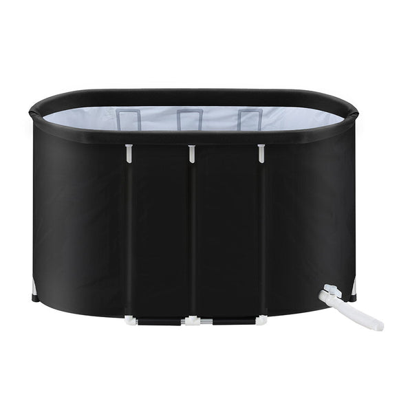 Weisshorn Portable Ice Bath Tub 120x70X70CM Inflatable Cold Water Folding Bathtub Spa Massage - RnR Galore
