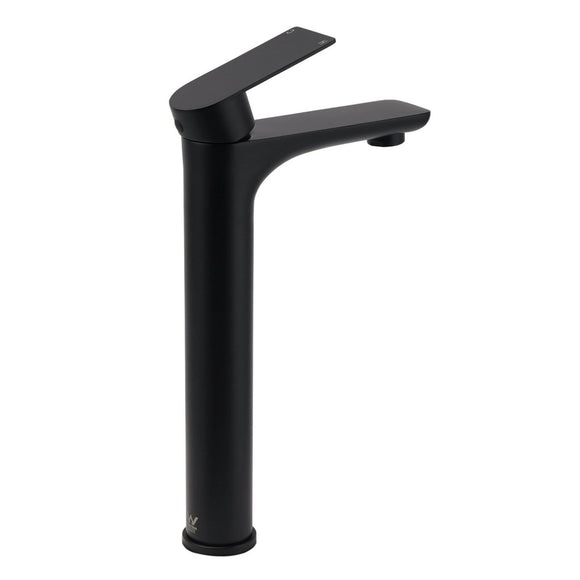 WELS 7.5L/m Rounded Body Basin Mixer Kitchen Vanity Faucet Tap Spout Matte Black - RnR Galore