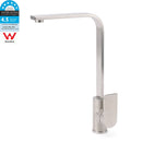 WELS Brushed Nickel Square Kitchen Sink Laundry Mixer 360º Swivel Faucet Tapware - RnR Galore
