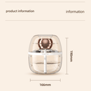 White Crystal Clear Dual Mist Humidifier - Ultrasonic Cool Mist & Quiet Operation with Ambient Night Light for Bedroom & Office - RnR Galore