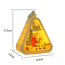 White Elk Charming Christmas Scene Mini Lanterns (Set of 3) - Battery Operated LED Lights for a Cozy Holiday Glow - RnR Galore