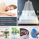 White Hanging Princess Bed Canopy Mosquito Net - Dome Bedding for Dorm Rooms & Bedrooms (Fits 1.5m - 1.8m Beds) - RnR Galore