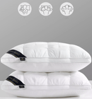 White Luxury Adjustable Bed Pillow Set (2 - Pack) - Hotel Quality Down Alternative for Ultimate Neck Support & Comfort - RnR Galore