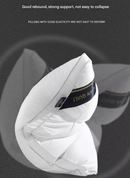 White Luxury Adjustable Bed Pillow Set (2 - Pack) - Hotel Quality Down Alternative for Ultimate Neck Support & Comfort - RnR Galore