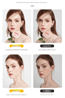 White Magnetic Foldable Selfie Light with Mirror - Rechargeable LED Fill Light for iPhone & Android Vlogging(Mobile phone is a shooting prop and is not included) - RnR Galore